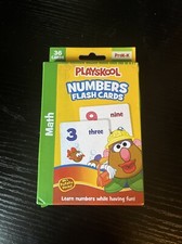 Playskool Pre K-K Flashcards Set of 36 Math Numbers Mrs. Potato Head