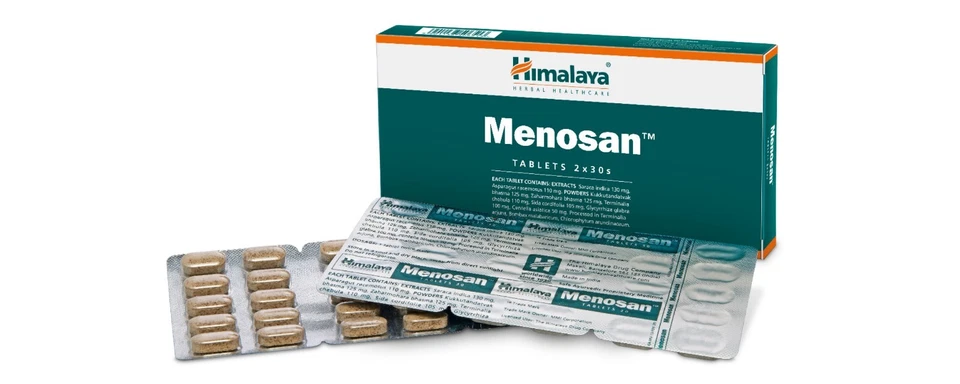 Menosan Himalaya OFICIAL EE. UU. Para la Salud de la Mujer 60 Comprimidos FRESCO Foto 2 de 3