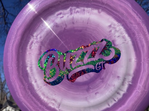 Limited Edition OOP ESP Buzzz GT-Swirly Pink & Purple w Red Glitter & Party Time - Picture 2 of 8