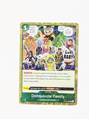 Donquixote Family OP04-036 Jolly Roger Foil C PRB-01 Premium Booster ONE PIECE