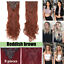 thumbnail 40  - Clip In 100% Real Long as Human Thick Hair Extensions Full Head 8 Pieces/Set UK8
