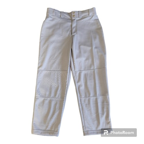 Wilson Youth P202 Classic Relaxed Fit Open Bottom Baseball Pant Sz L Light Gray - 第 3/20 張圖片