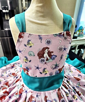 New Disney Little Mermaid Girls Birthday Spring Summer Dress size 6 | eBay