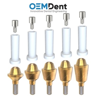 Straight Multi Unit 1.6 Abutment Plastic Sleeve Cortex  Compatible Int Hex