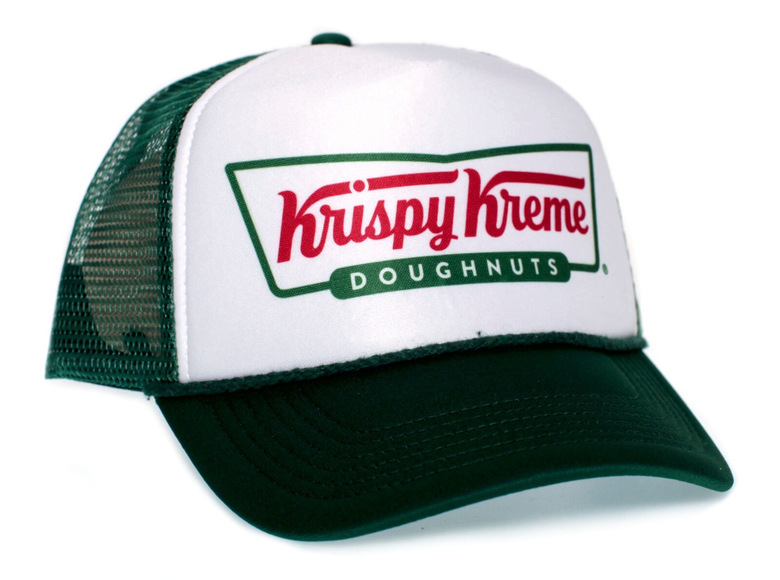 Krispy Kreme Doughnuts Trucker Hat Vintage Logo Adult Unisex Multi ...