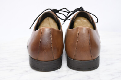 PUBLIC OPINION Jackson Cap Toe Tan Leather Dress Oxfords  display picture 1