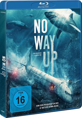 No Way Up (2024)[Blu-ray/Neu/OVP] Survivalthriller mit Haien und Flugzeugabsturz
