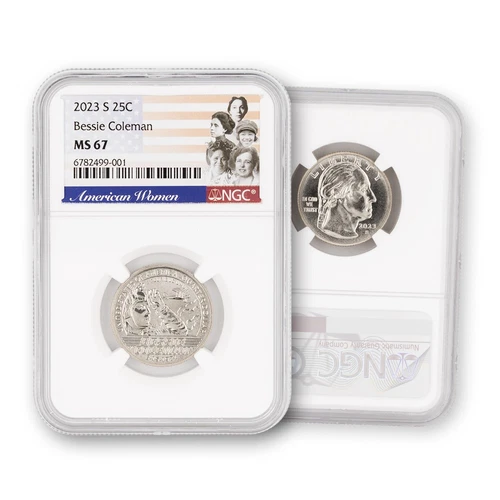 2023 S Bessie Coleman Quarter - San Francisco - NGC 67