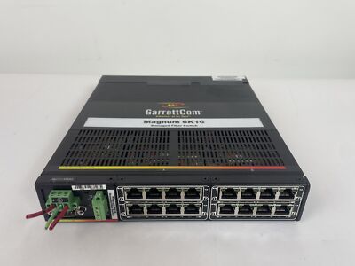 GarrettCom 6K16-48V-16RJ-ALC Magnum Managed Fiber Ethernet Switch