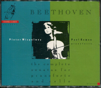 2 CD-BOX  BEETHOVEN THE COMPLETE SONATAS FOR PIANOFORTE AN CELLO  WISPELWEY