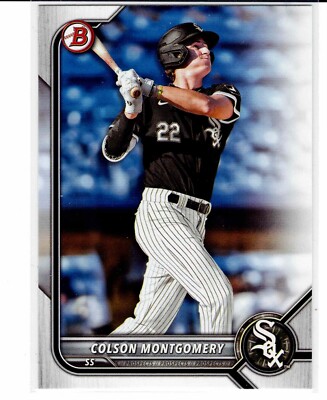 Colson Montgomery Chicago White Sox 2022 Bowman Draft