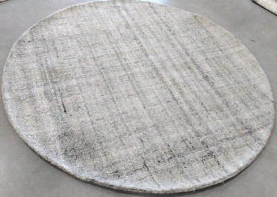 GREEN / SAGE 6' X 6' Round Broken Thread Rug Reduced Price 1172735225 ABT143Y-6R