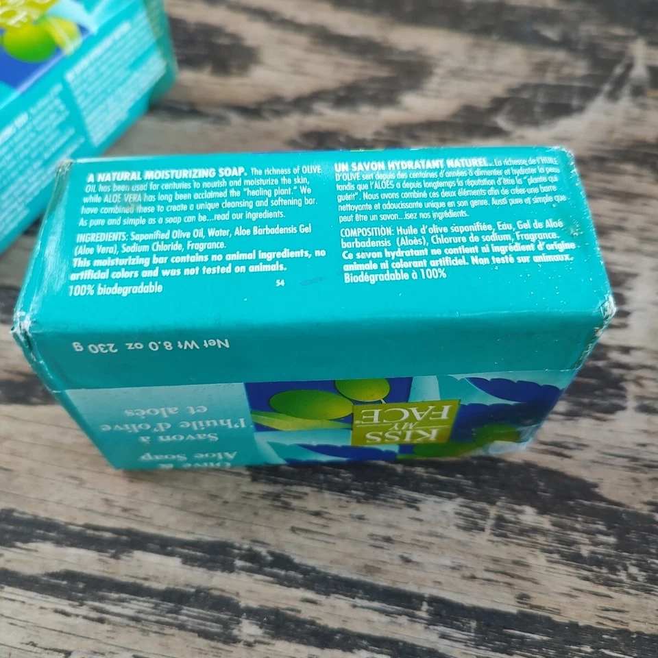 Barras de jabón y aceite de oliva Kiss My Face (paquete de 3) 8 oz EA aceite de oliva Foto 4 de 4