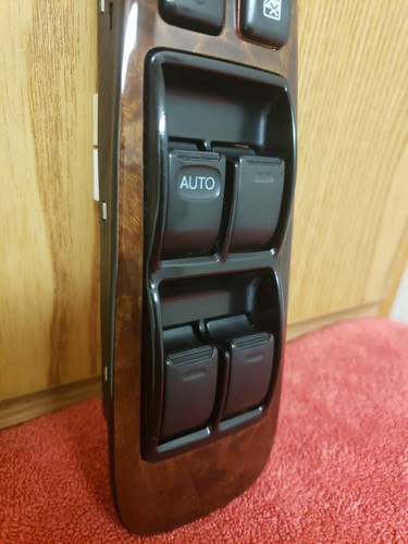 1995-2000 Lexus LS400 OEM Master Power Window Switch Woodgrain Bezel - Picture 4 of 9