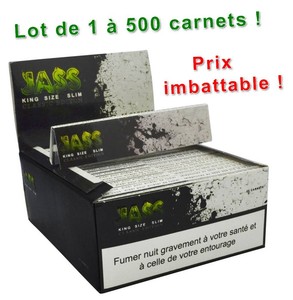 Feuille à Rouler JASS SLIM BLACK ÉDITION Lot De 10 Carnets Prix Imbattable !!