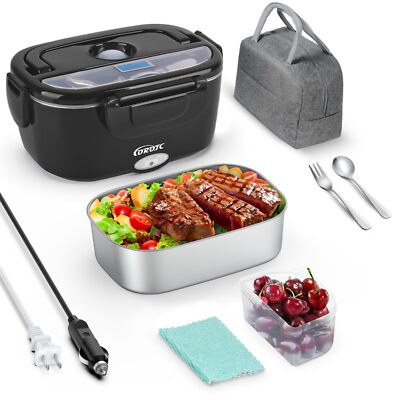 Electric Lunch Box Food Heater 95w Portable Microwave 3 In 1 12v/24v/110v Food W