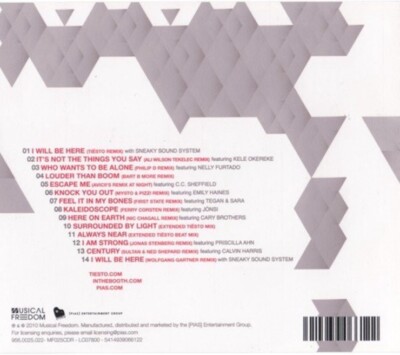 Kaleidoscope: Remixed by Tiësto (CD, 2010, Musical Freedom