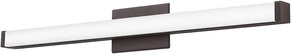 FMVCSL 36 英寸 MVOLT 30K90CRI BZ,当代方形 3' 浅青铜 3K LED 梳妆台 — 第 2/4 张图片