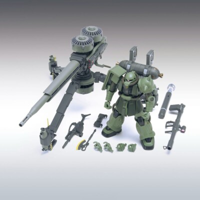 HG MS-06 ZAKU II + BIG GUNセット❗ Gundam 1/144 HG Thunderbolt Ms-06 Zaku II Big Gun Set Model
