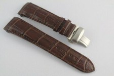 23mm Leather Watch Band Strap Fit for Tissot T035617A T035439  Butterfly Buckle