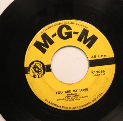 Pop Nm! 45 John James - You Are My Love / I Lay Me Down To Sleep On Mgm