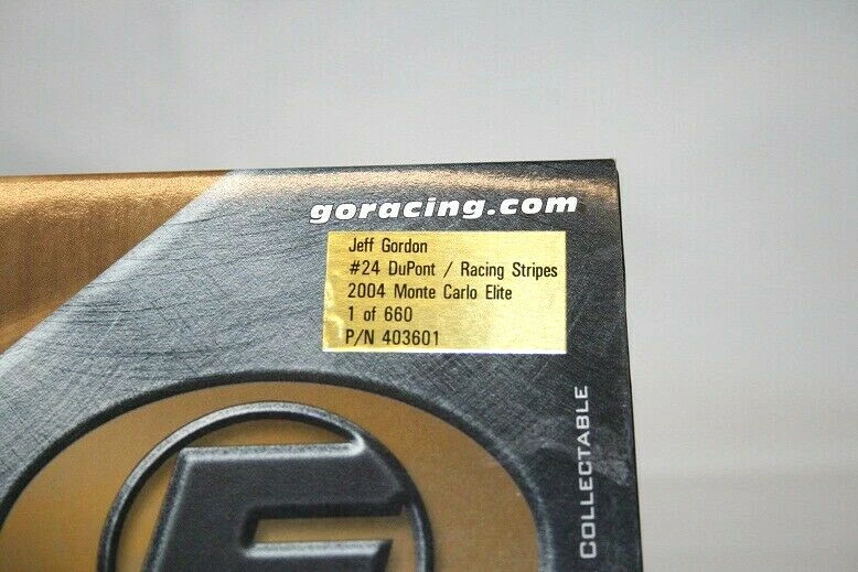 1/24 CHEVROLET MONTE CARLO JEFF GORDON 2004 RACING STRIPES NASCAR ACTION ELITE - Immagine 2 di 3