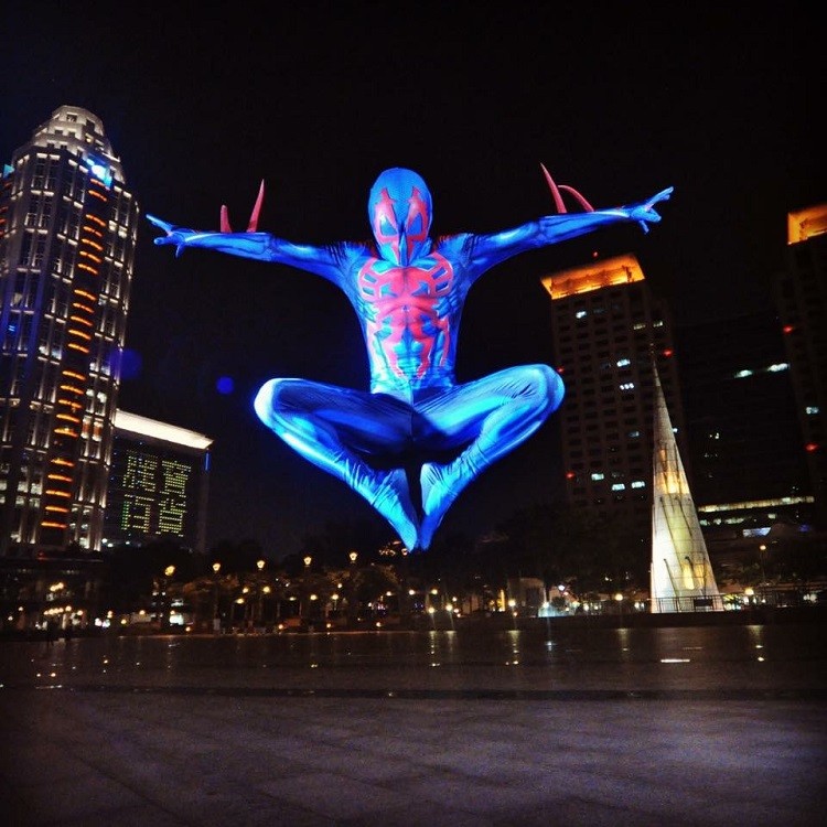 コスプレ 2099 Ultimate Spider-Man Costume Spiderman Zentai Suit