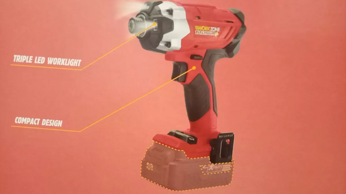 Workzone titanium impact wrench hot sale