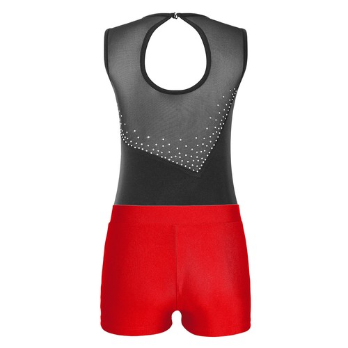 Niñas Trajes de Baile Unitards Ballet Leotardo Boxer Gimnasia Competición Niños - Imagen 82 de 111