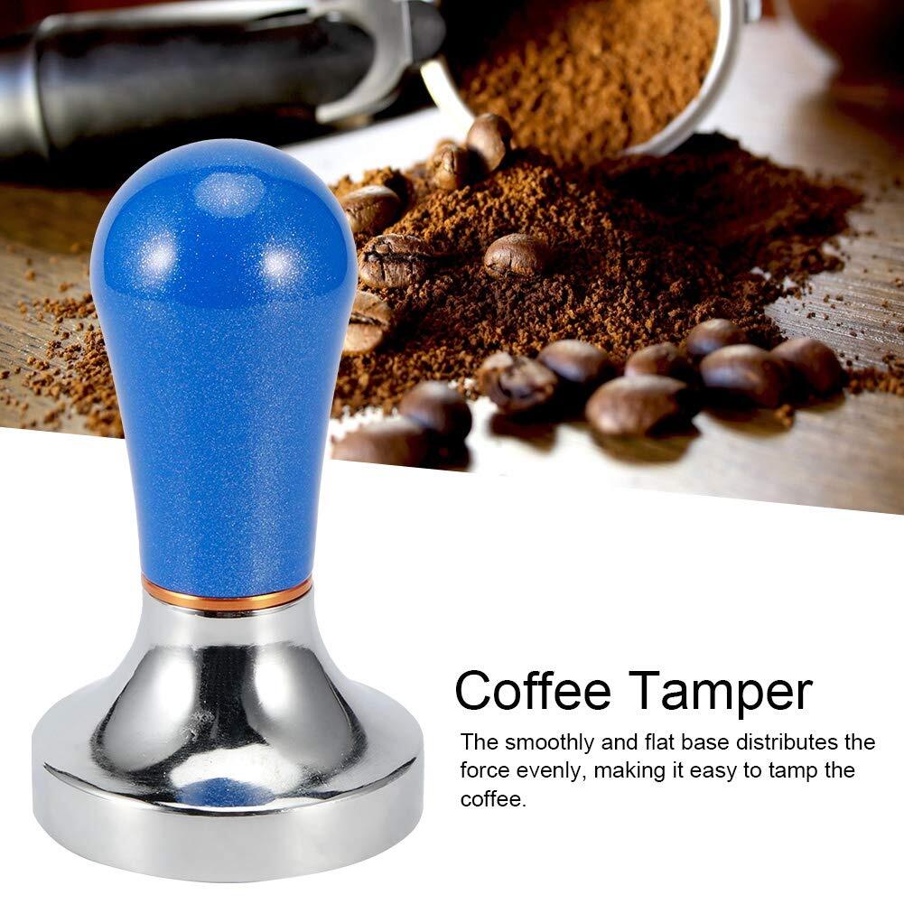 57mm Dark Blue Espresso Tamper Coffee Accessories Expresso Machines Coffee Bar