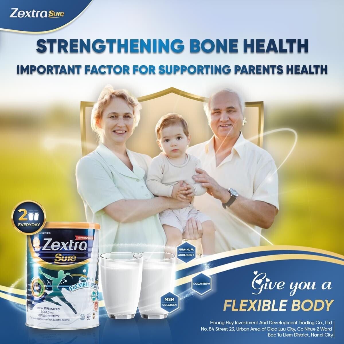 1 Can Zextra Sure Milk / Knee Pain Back Pain (400g) Back 1 Can Zextra Sure Milk / Knee Pain Back Pain (400g) Back