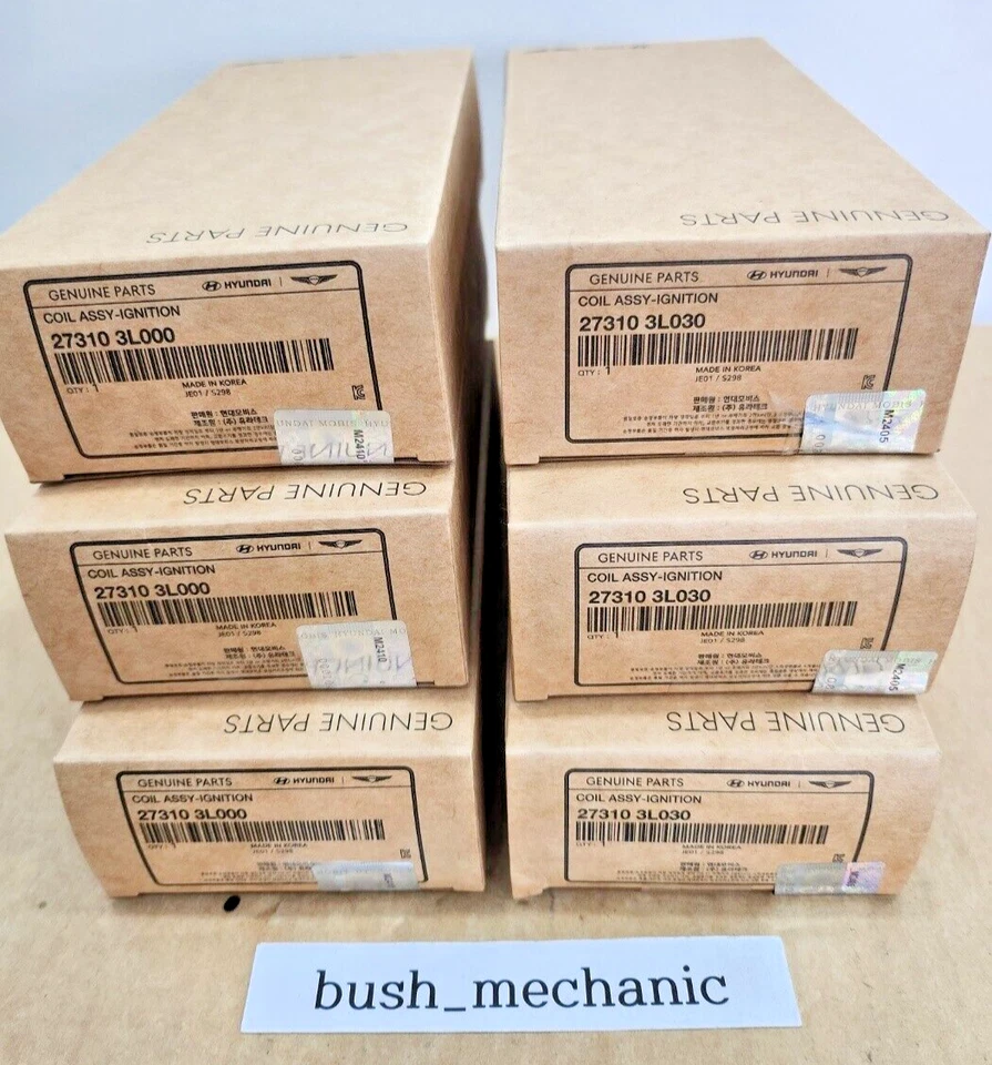 GENUINE OEM Hyundai Kia Direct Ignition Coil Left Right Genesis G70 3.3L 3.8L — 第 2/2 张图片