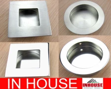 Flush pull handle sliding door pull handle 50mm 65mm 50x50mm 65x65mm