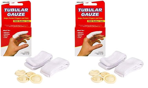 Acu-Life Fingerbett und Gaze | Baumwolle und Gummi | inkl. 4 Mullschläuche - Bild 7 von 9