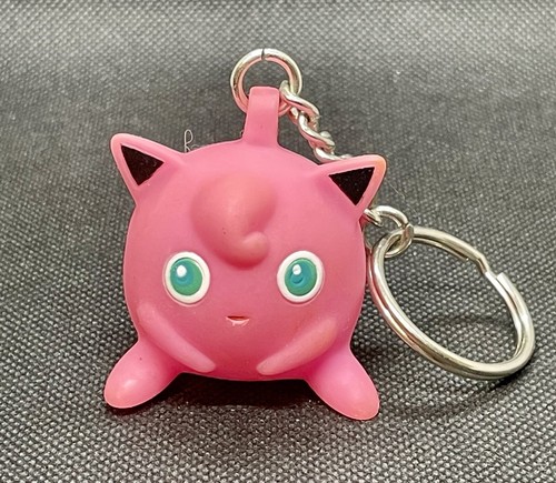 Pokemon Jigglypuff Keychain Sasco 1990s Pink 1.5" Vintage VTG Collectible