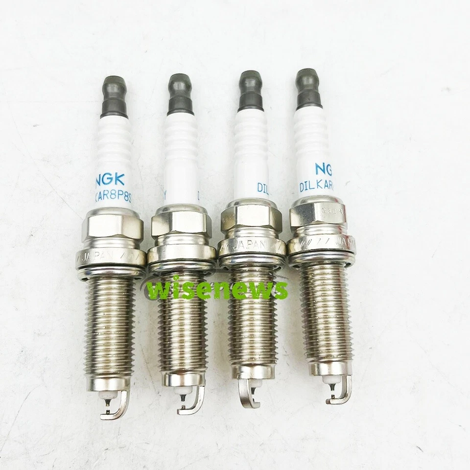 4 piezas bujía DILKAR8P8SY para Honda Civic CR-V 92411 12290-6A0-A01 Foto 4 de 4