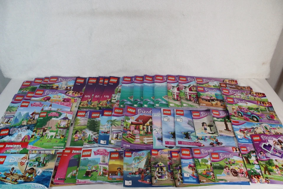 Gran Lote de Manuales de Usuario Lego Friends Disney Princess Foto 2 de 4