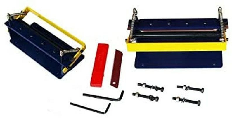 Máquina peladora manual grande de cuero BTI peladora divisor de piel pala rastrillo herramienta Foto 2 de 4