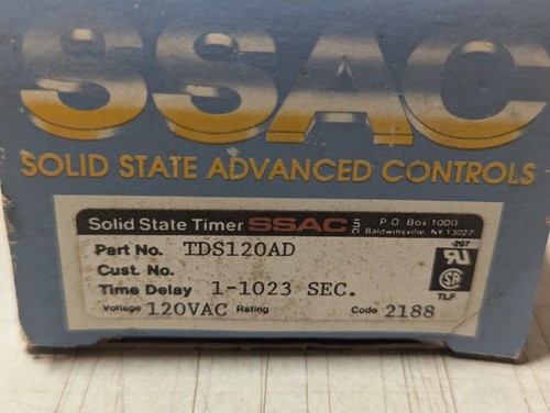 SSAC relè ritardo tempo set numerico 120 VAC TDS120AD - Foto 5 di 5