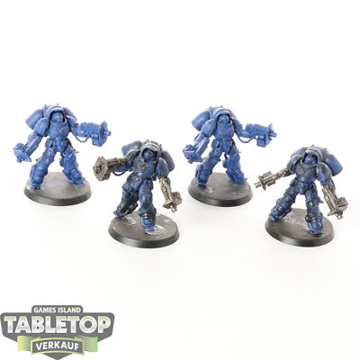 Space Marines - 4 Primaris Inceptors - teilweise bemalt