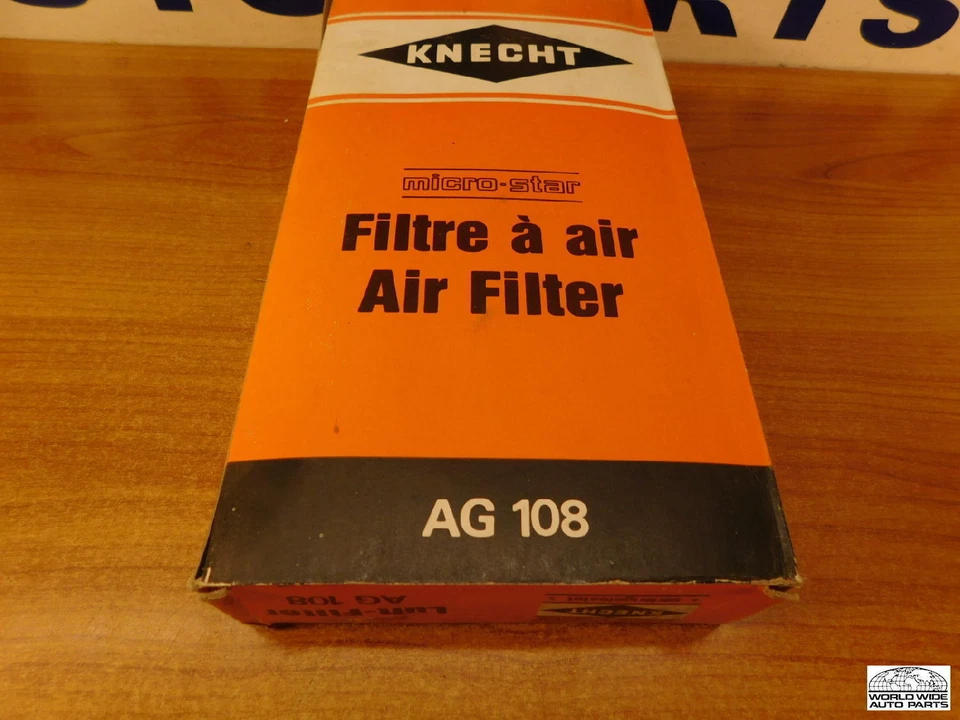 VW Volkswagen Rabbit Jetta Scirocco con filtro de aire FI Knecht alemán 1976-1984 Foto 2 de 3