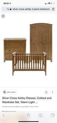 silver cross ashby wardrobe
