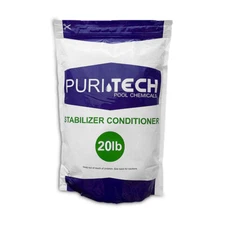 Puri Tech Pool 20lbs Stabilizer Conditioner Cyanuric Acid UV Protection Pool Spa