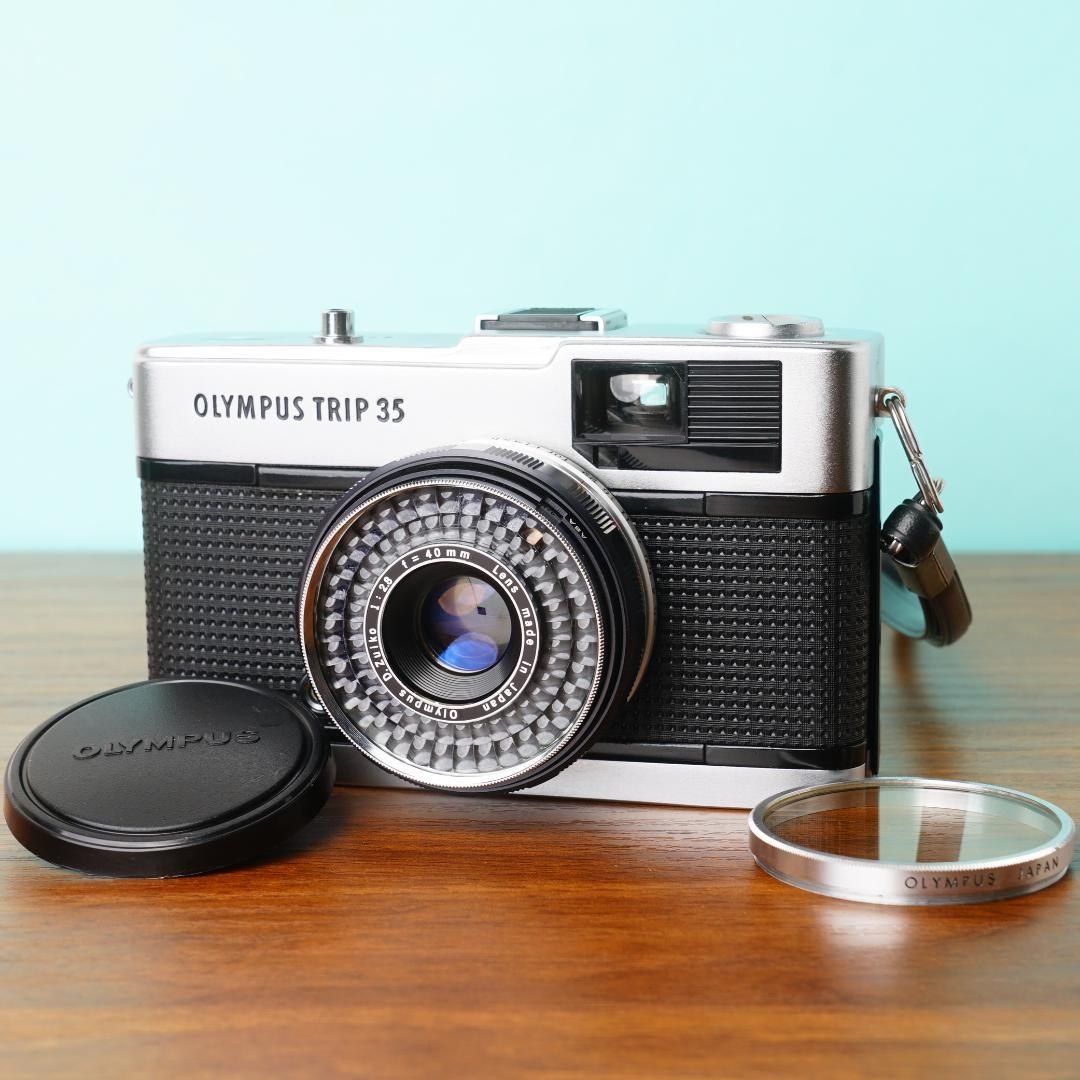 [#507] オリンパス OLYMPUS TRIP 35 Olympus Trip 35 Point & Shoot Film Camera Black with