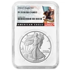 2024-S Proof $1 American Silver Eagle NGC PF70UC Black Label