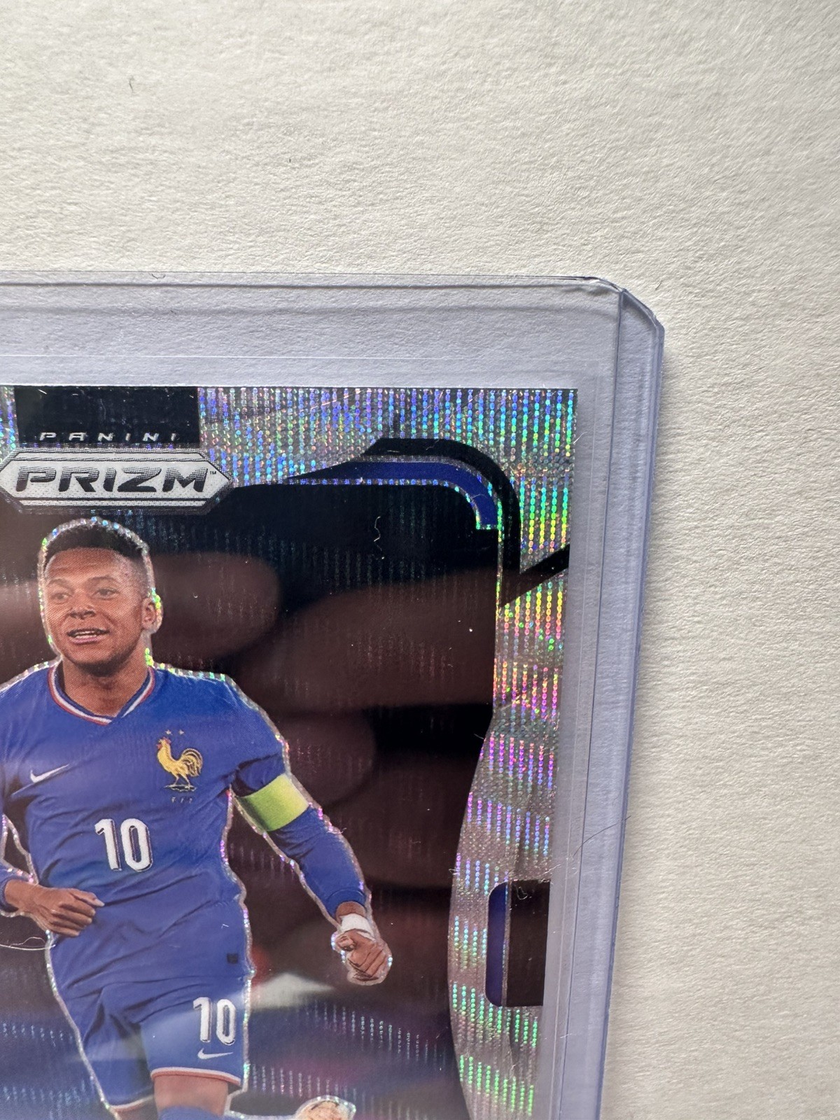 Kylian Mbappe 2026 Panini Prizm FIFA World Cup Silver Wave Prizm #40 France view 6