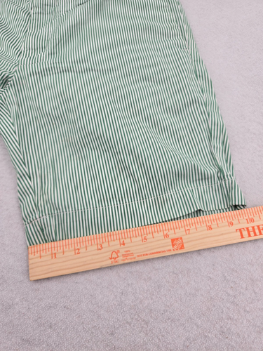 Ralph Lauren Golf Shorts Men 34 Green Stripe Chino Golf Preppy Slim Gi Fit - Picture 14 of 14