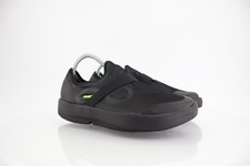 Oofos OOmg Fibre Low Shoes Men  s Size 10 Black Gray Slip On Comfort Sneakers