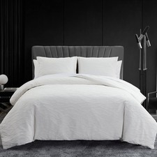- Queen Duvet Cover Set, Lightweight Bedding Set with Matching Pillowcases, 3...