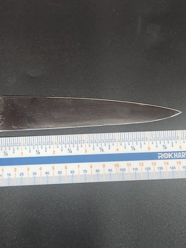 Vintage Masahiro Saku Japanese Petty Chefs Knife Gyuto Restored  Japan  - Picture 7 of 12